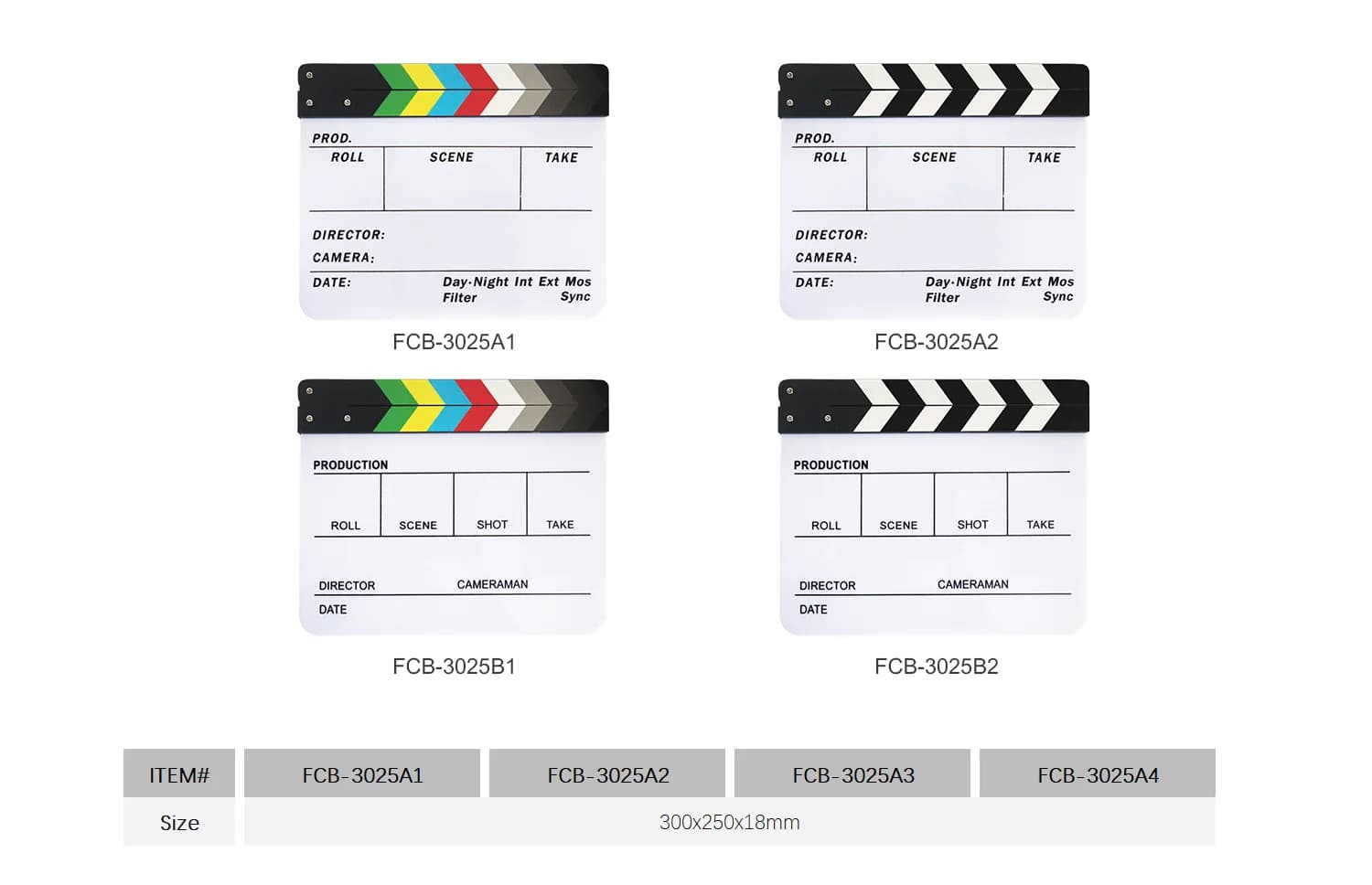 Production Clapper Slate product photo