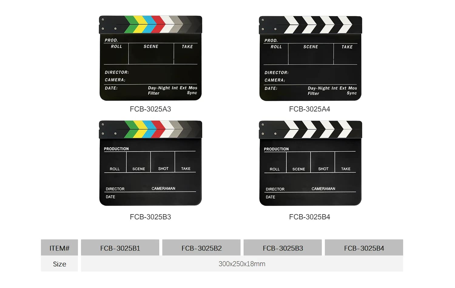 Production Clapper Slate - 2