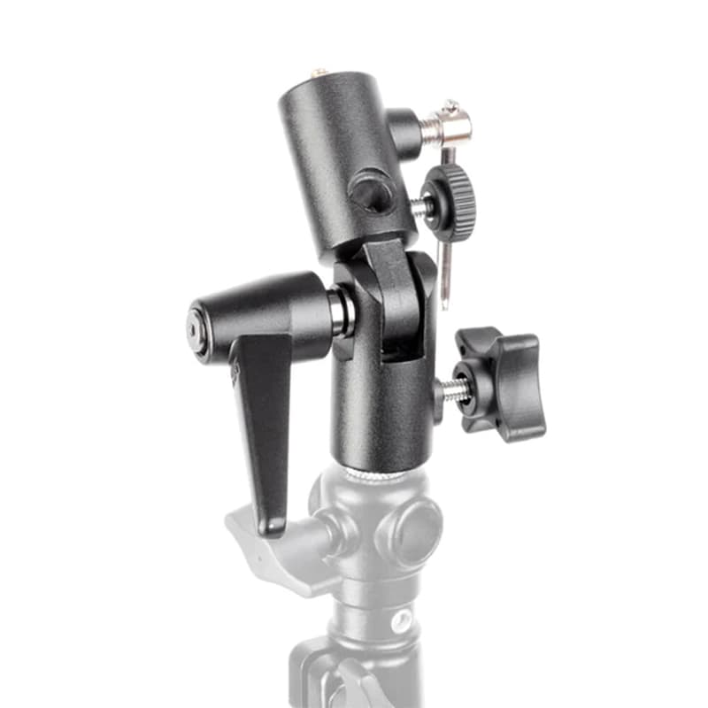 Universal Tiltable Umbrella Swivel Adapter With 5/8″ Spigot, 1/4″, 3/8″ Thread