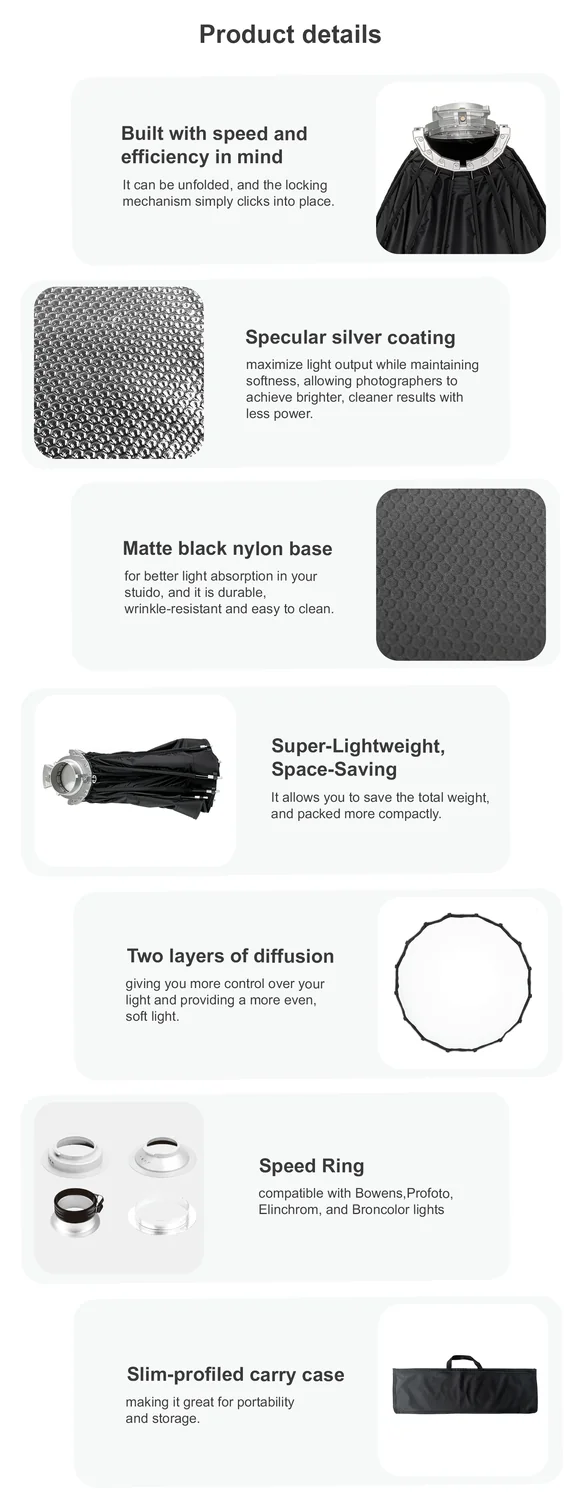 FlatPak Pro Softbox (Deep Parabolic) detail 3