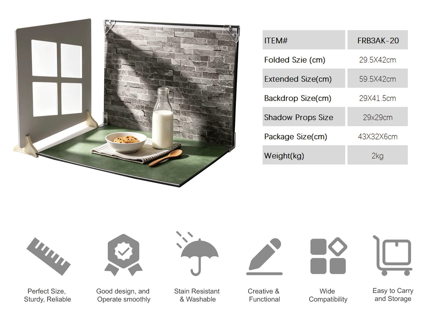 Photo Backdrop Set detail 1