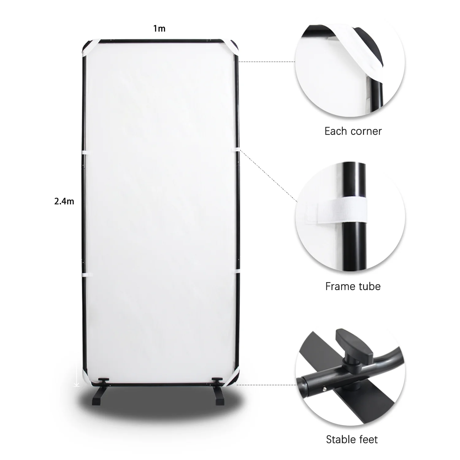 Black/White V-Flat Frame Kit - 5
