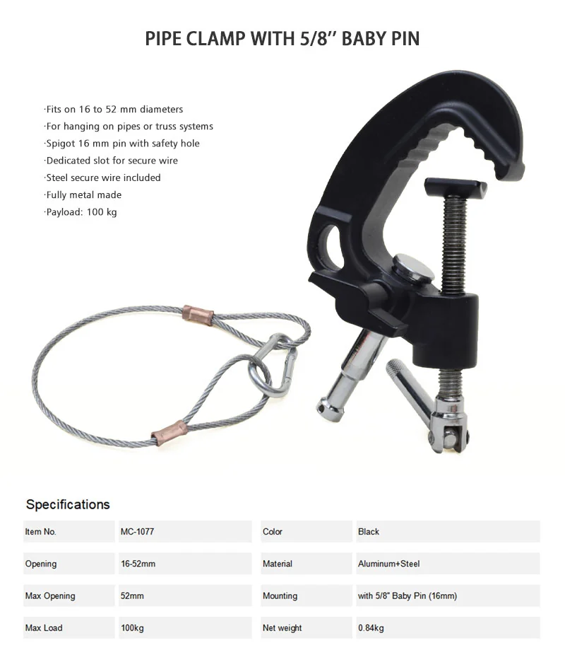 Pipe Clamp detail 1