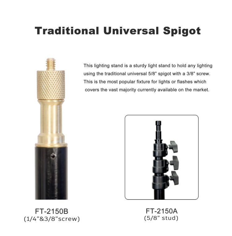 Portable Reversible Nano Plus Light Stand detail 2