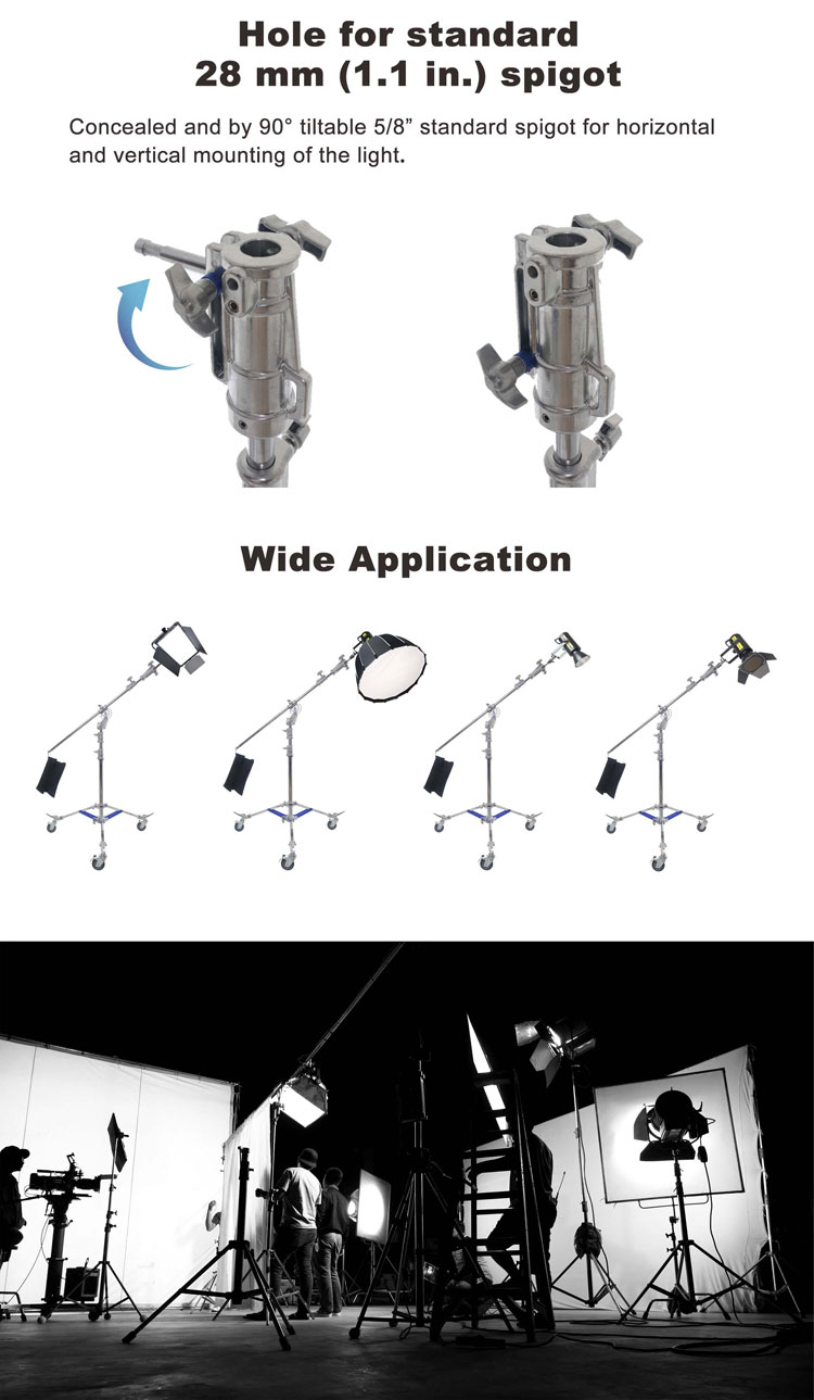 Multifunctional 2 in 1 Boom Stand detail 2