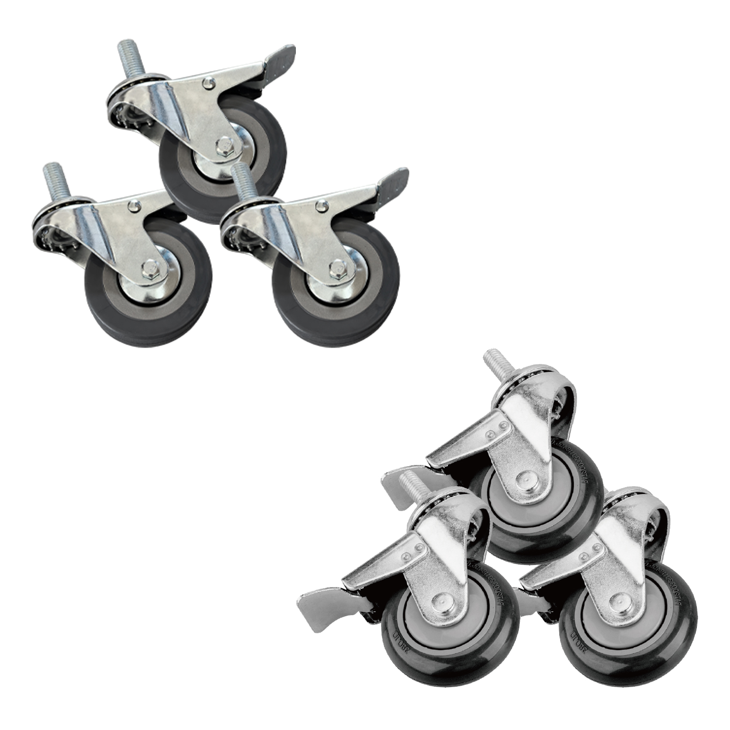 Wheel Caster Set (3-Pack) - 1