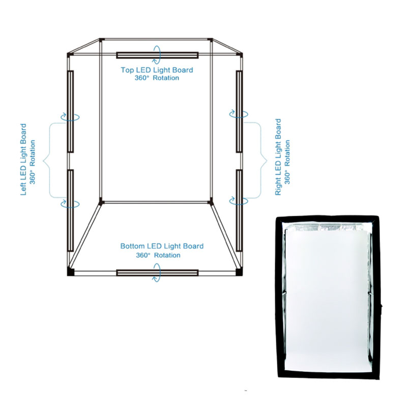 200CM Portable Photo Studio Softbox Photography Lightbox Shooting Light Tent - 10