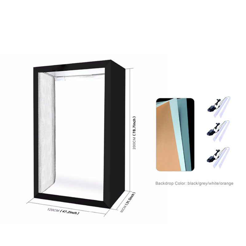 200CM Portable Photo Studio Softbox Photography Lightbox Shooting Light Tent - 11