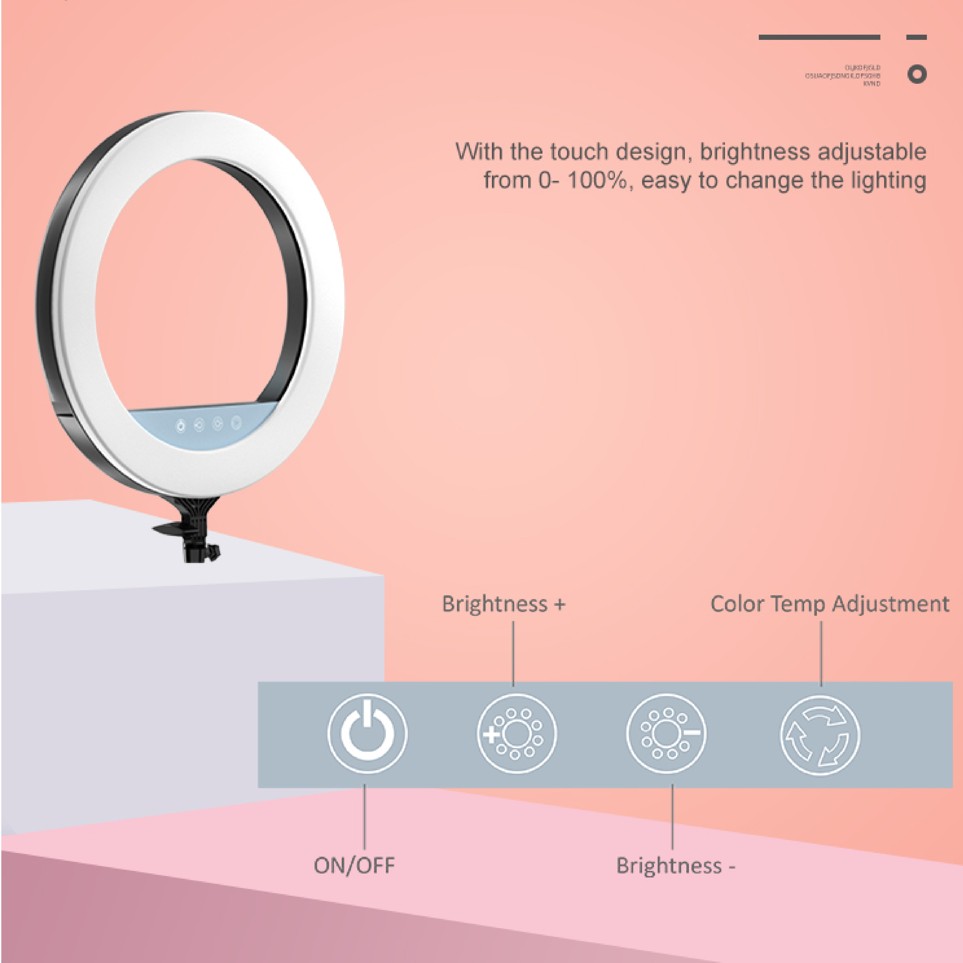 18inch Ring Light Kit - 5