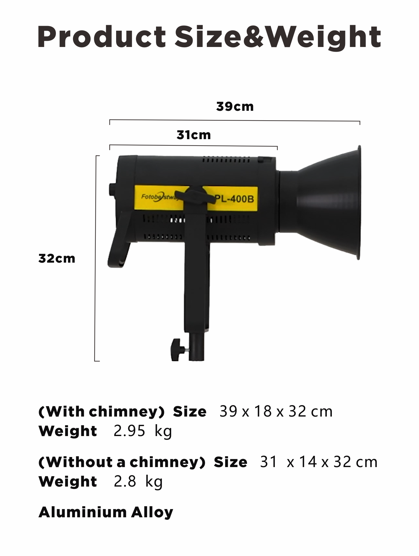 COB LED Video Light detail 2