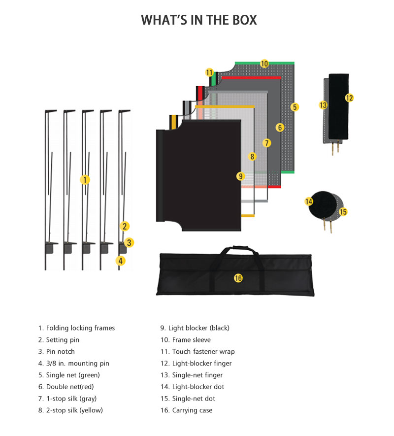 Professional Foldable Flag Panel Kit - 11
