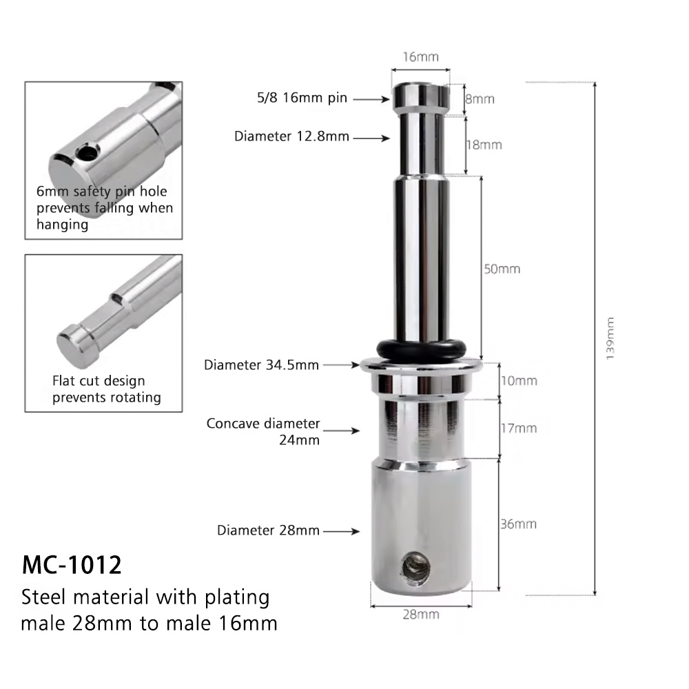 28mm-16mm Stud Adapters - 2