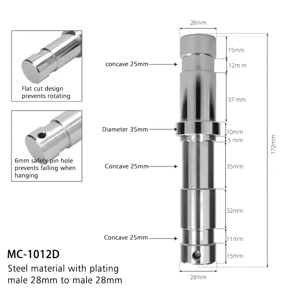 28mm-16mm Stud Adapters - 6