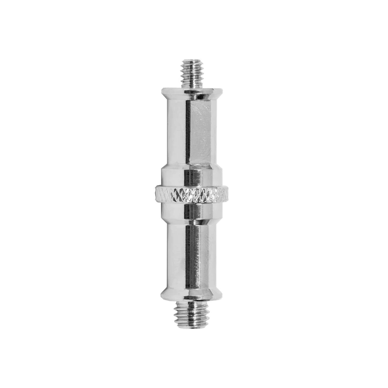 Flat-Sided 5/8” Male Spigot Adapter With 1/4” And 3/8” Thread - 1