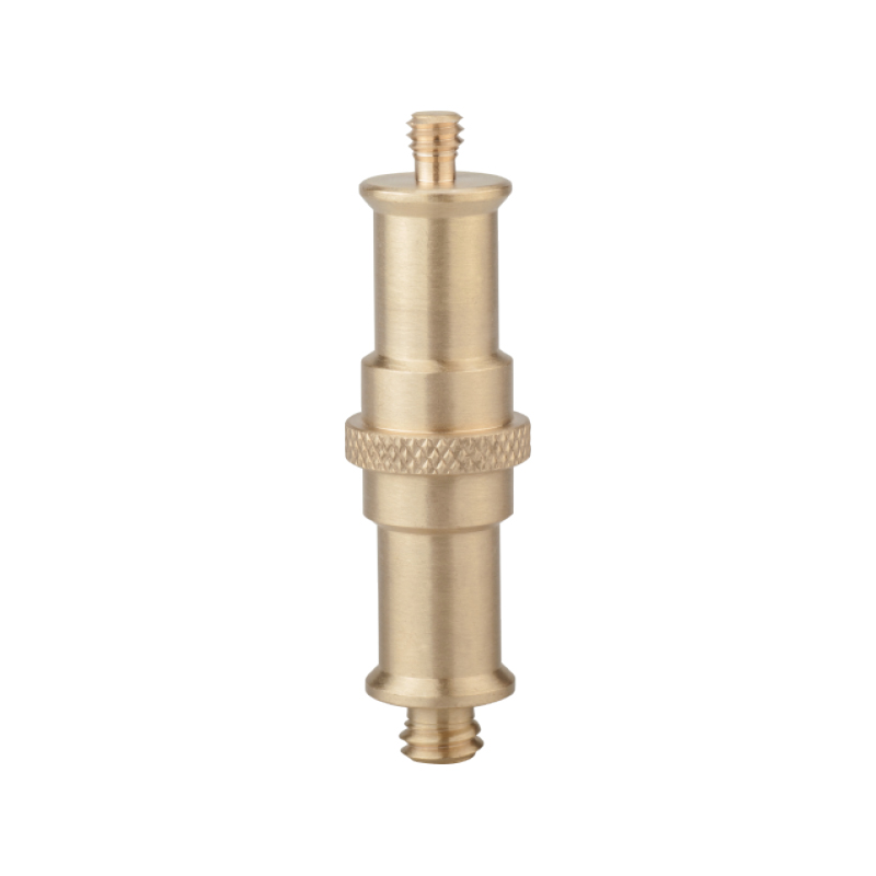 Flat-Sided 5/8” Male Spigot Adapter With 1/4” And 3/8” Thread - 2