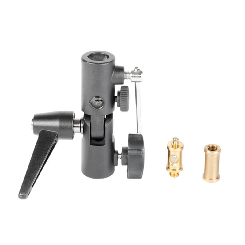 Universal Tiltable Umbrella Swivel Adapter With 5/8″ Spigot, 1/4″, 3/8″ Thread - 3