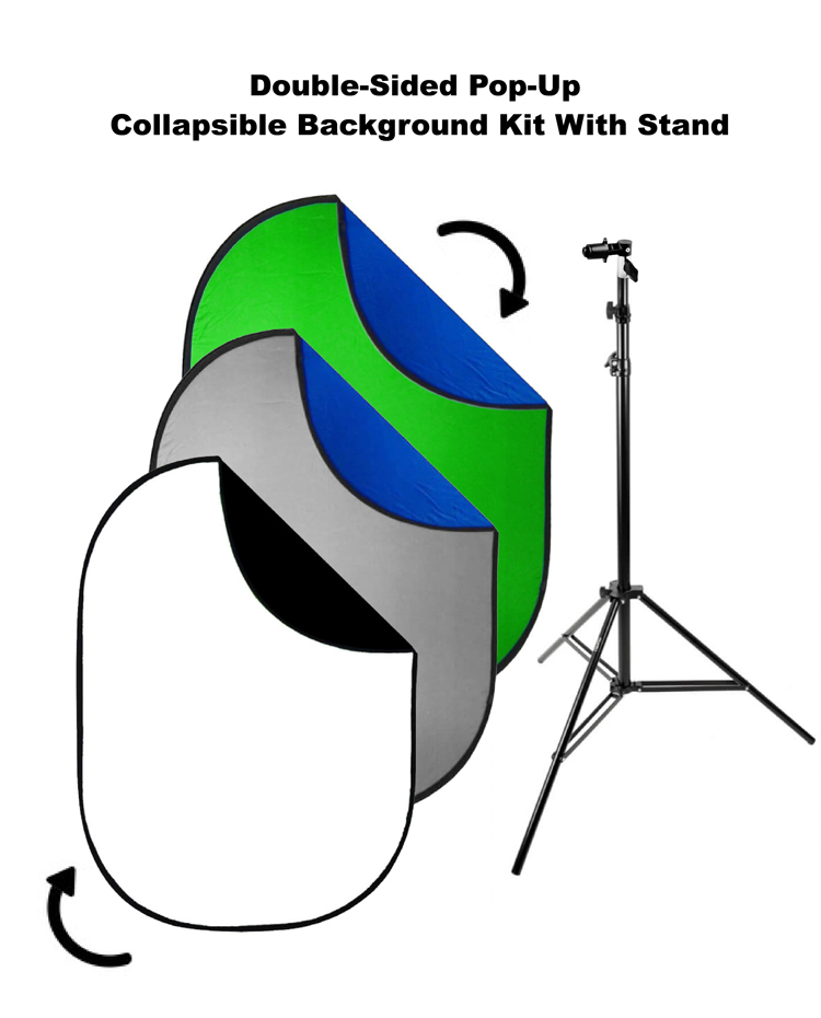 Double-sided Pop-up Collapsible Background - 5