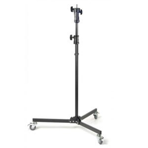 7' HD Studio Light Stand With Folding Legs Ockable Pivoting Rollers