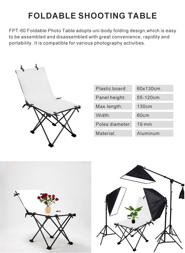 Foldable Shooting Table